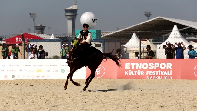 Etnospor Kültür Festivali’nin en genç ciritçisi